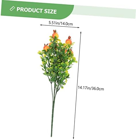 2Pcs Artificial Fruit Plants Set for Home Decor