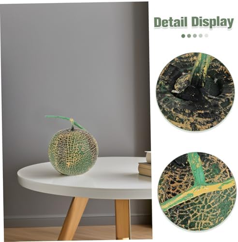 Realistic Artificial Cantaloupe Model for Home Decor