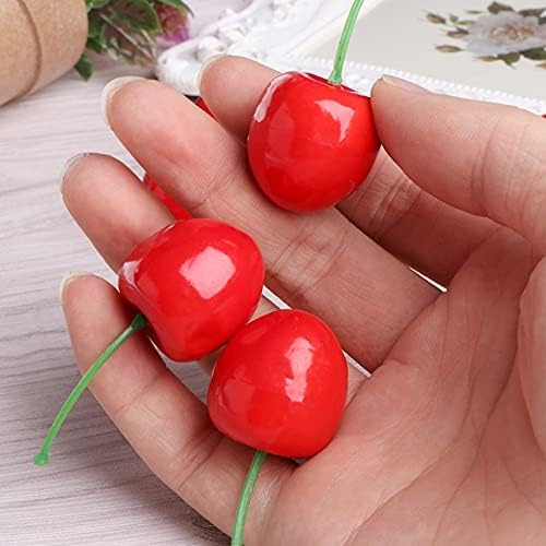 Pack of 25 Artificial Lifelike Cherry Decor
