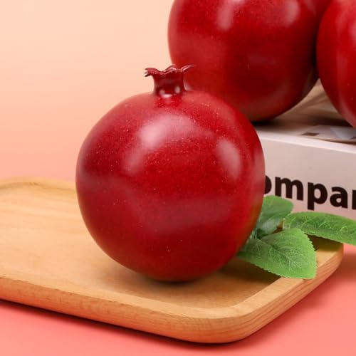 Gresorth 6pcs Artificial Pomegranate Decoration