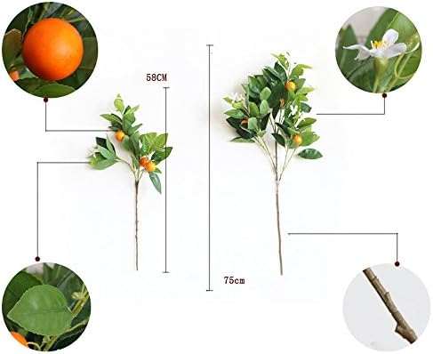 Miguor Artificial Fruit Branch Decoration for Office Desk
