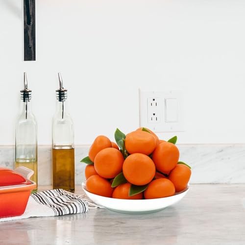 Mini 5 Clusters Artificial Oranges 15Pcs Decoration Props