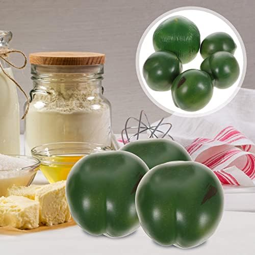 NUOBESTY 5Pcs Artificial Coconuts for Tropical Party Decor
