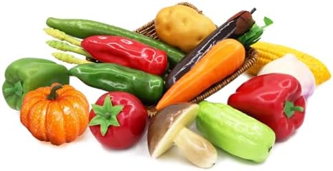 Tuxiaobu 17 Pcs Artificial Vegetables Set