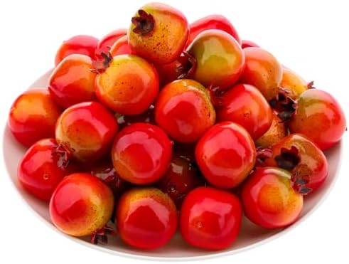 26PCS Mini Fake Pomegranate Artificial Decor