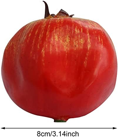 Artificial Pomegranate 4pcs Realistic Foam Fruit Decoration