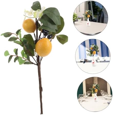 Sosoport Spring Picks Lemon Blueberry Artificial Fruit Branch