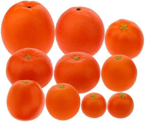 Woration Realistic Artificial Orange Set 10 Pcs