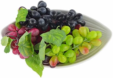 JEDFORE 4 Bunches Artificial Grapes Decorations