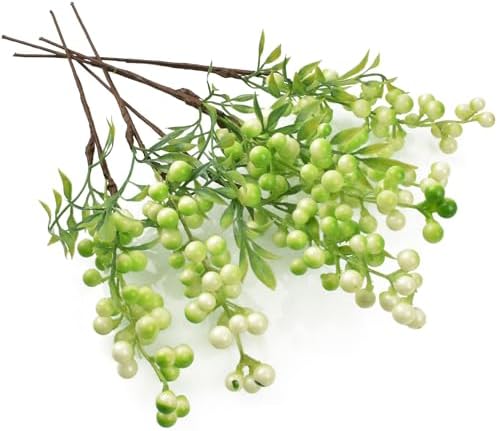 HUIANER Artificial Blueberries 6 Pcs Lifelike Decor
