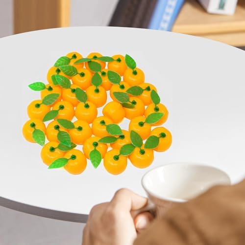 120PCS Mini Artificial Orange Decorations