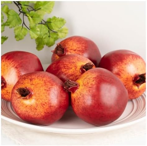 Factory Direct Craft Artificial Pomegranate Set of 6