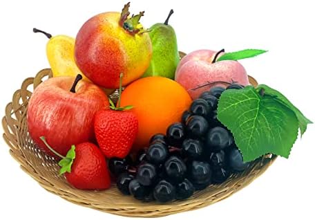 9 PCS Artificial Fruit Decor Set - Realistic Lifelike