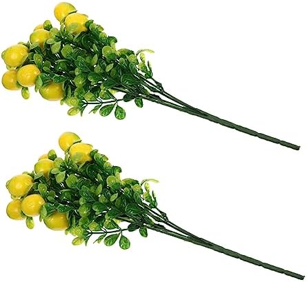 HOMSFOU Artificial Fruit Branches with Red Berries