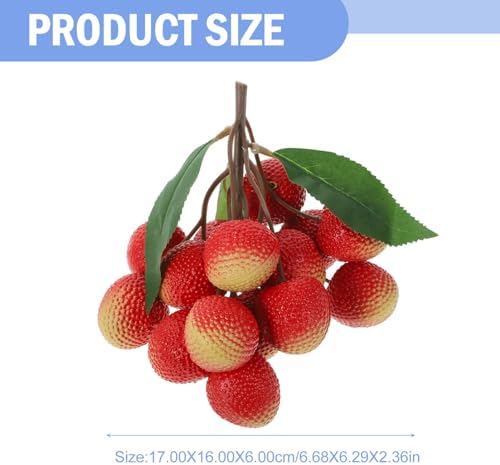 Garneck Artificial Lychee Bunch for Home Decor