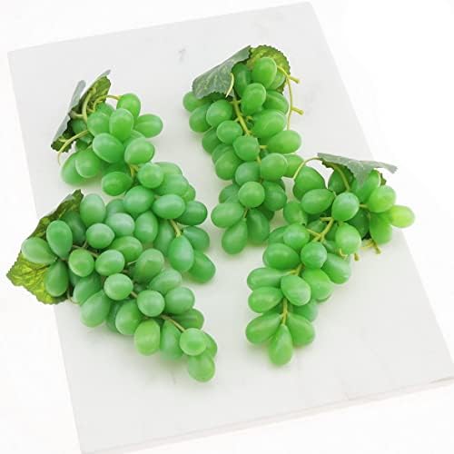 Woration 4 Bunches Artificial Grape Fruit Decor