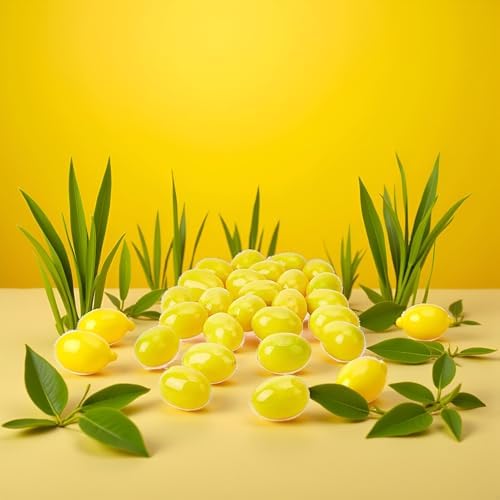 20Pcs Yellow Mini Fake Lemon Fruit Decor 1