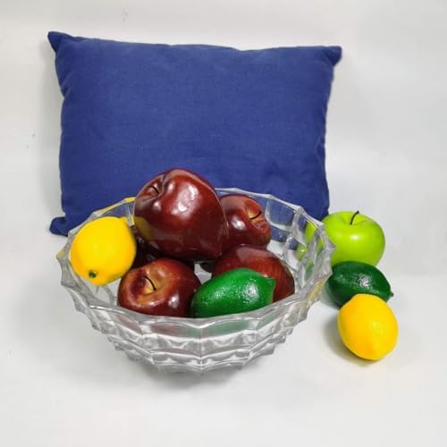 12Pcs Dark Red Artificial Apples for Home Kitchen Decoration