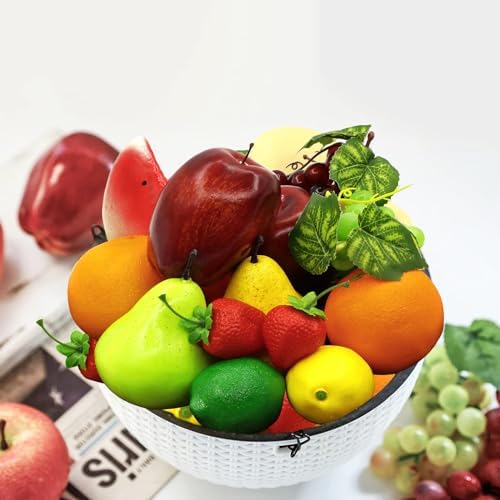 13 Pcs Artificial Fruit Set Plastic Foam Fruits Decor