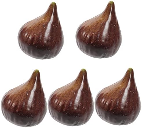 PRETYZOOM 5Pcs Lifelike Artificial Fig Models Decorative Props