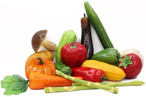 Tuxiaobu 17 Pcs Artificial Vegetables Set