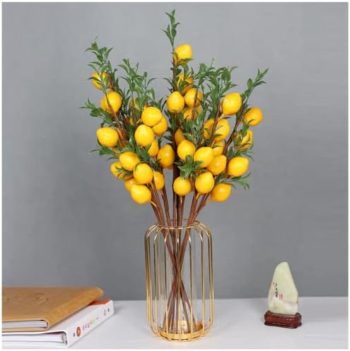 6Pcs 19 Inch Artificial Lemon Branches