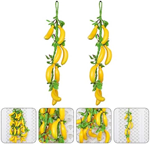 Artificial Banana Hanging Decorations 4pcs