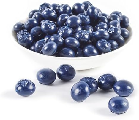 50 Pcs Artificial Blueberry Decor for Home Kitchen Party
