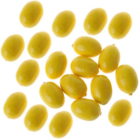 20pcs Artificial Lemon Home Decor Display