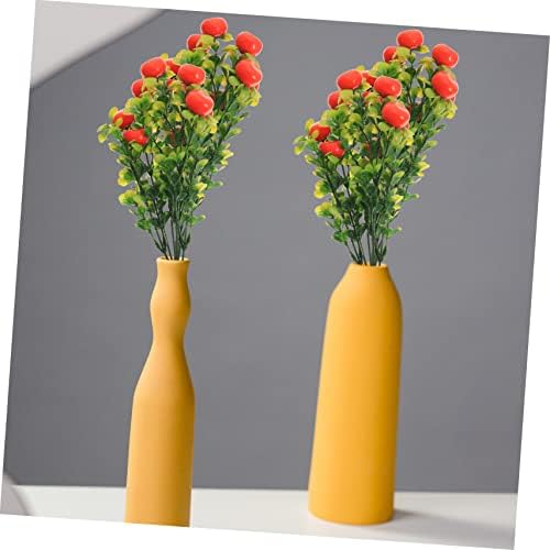 Healifty 2Pcs Artificial Fruit Plants Set for Home Decor