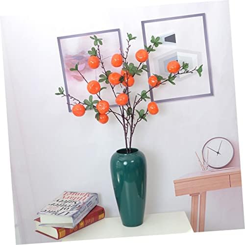 Zerodeko Realistic Artificial Orange Branch Decor