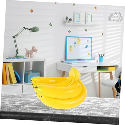 Hemoton Realistic Banana Bunch Artificial Fruit Decor