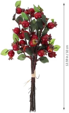 Alipis Artificial Pomegranate Branches for Christmas Decor