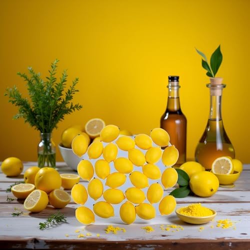 Jowxsx 6 Pieces Mini Artificial Lemons for Home Decor