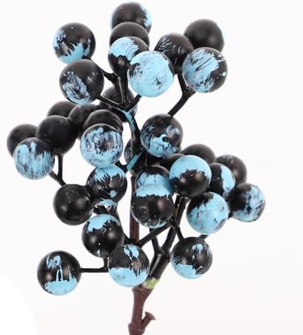 SHINEOFI 2pcs Faux Blueberry Branches Decor