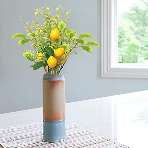 Aphmeir 3 Pack Artificial Lemon Branches Decor
