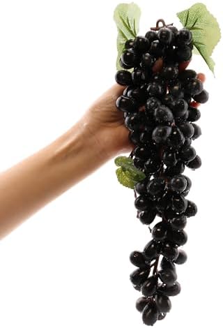 2PCS Artificial Black Grape String for Home Party Decor