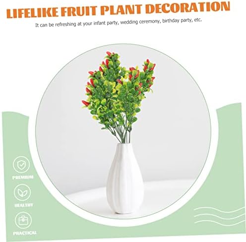 2pcs Lifelike Artificial Fruit Branches for Decor