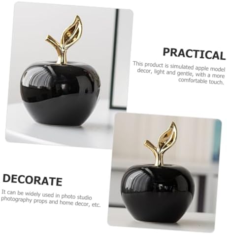 Zerodeko Lifelike Ceramic Apple Christmas Ornament