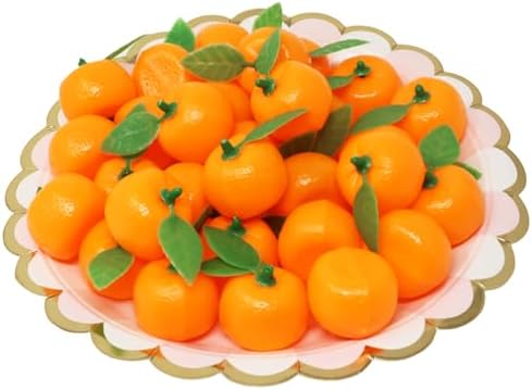 Honbay 30PCS Realistic Artificial Plastic Oranges