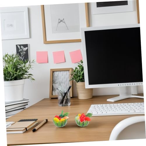 5pcs Lifelike Watermelon Bowls Artificial Fruit Decor