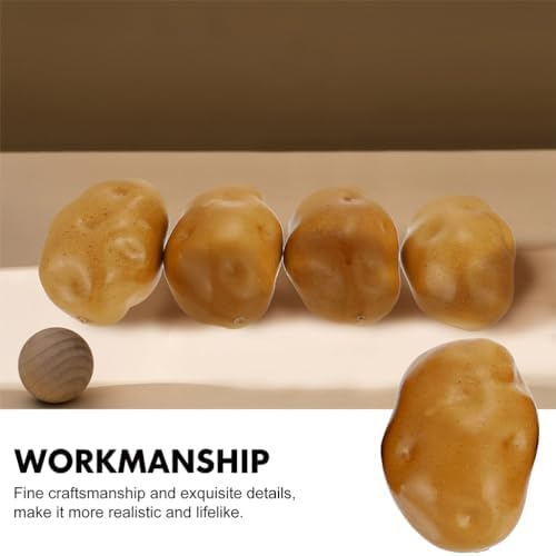Operitacx 12 Pcs Realistic Potato Decor Props