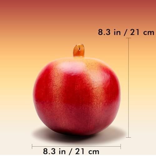 Gresorth 83 Inch Fake Giant Pomegranate Decoration
