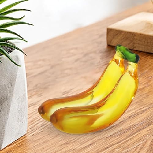 Glass Fruit Sculpture Miniature Figurine for Home Decor