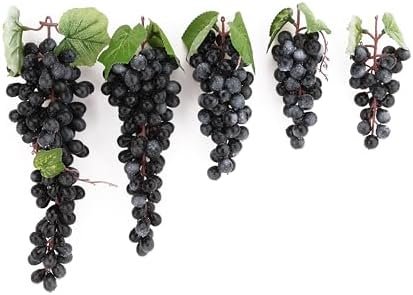 2PCS Artificial Black Grape String for Home Party Decor