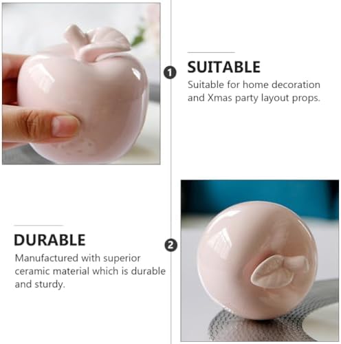 Luxshiny Ceramic Apple Ornament 84cm Christmas Decor