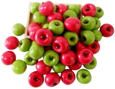 1shopforyou 20 Pcs Mini Artificial Apple Decor