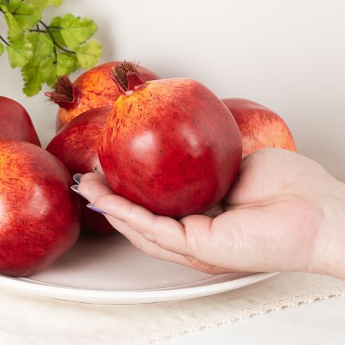 Factory Direct Craft Artificial Pomegranate Set of 6