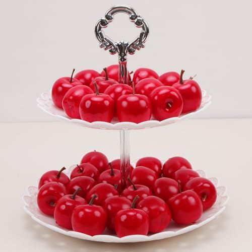 Gresorth 20pcs Christmas Artificial Red Apple Decoration