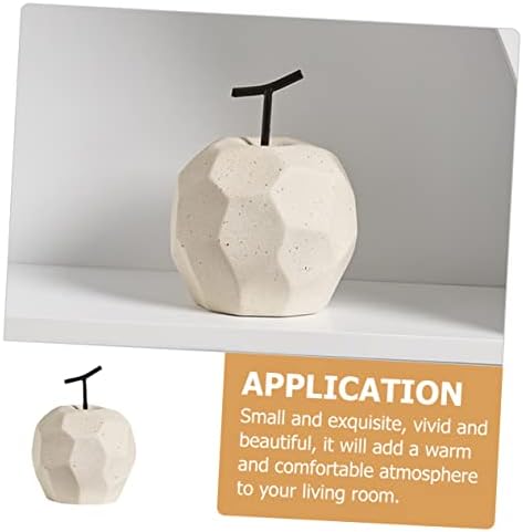 Amosfun 1pc Ceramic Fruit Art Decor for Home Desktop